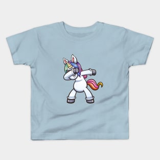 Dabbing Unicorn Kids T-Shirt